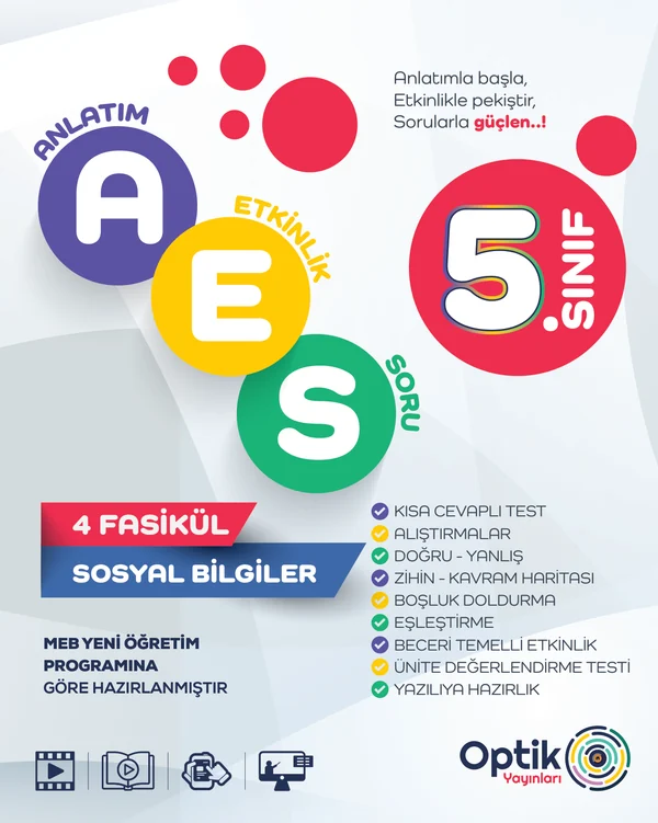 5. Sınıf Sosyal Bilgiler AES (Anlatım · Etkinlik · Soru)