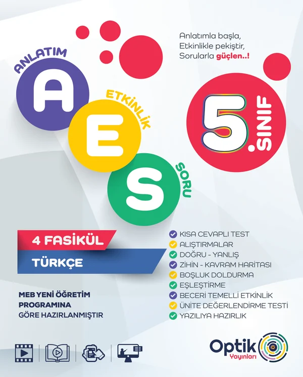 5. Sınıf Türkçe AES (Anlatım · Etkinlik · Soru)