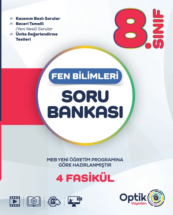 8. Sınıf Fen Bilimleri Soru Bankası kapağı