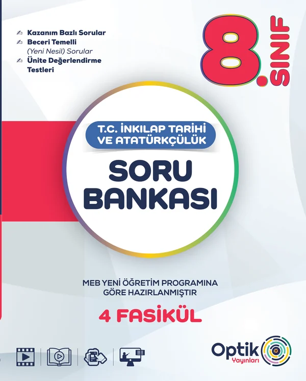8. Sınıf T.C. İnkılap Tarihi ve Atatürkçülük Soru Bankası kapağı